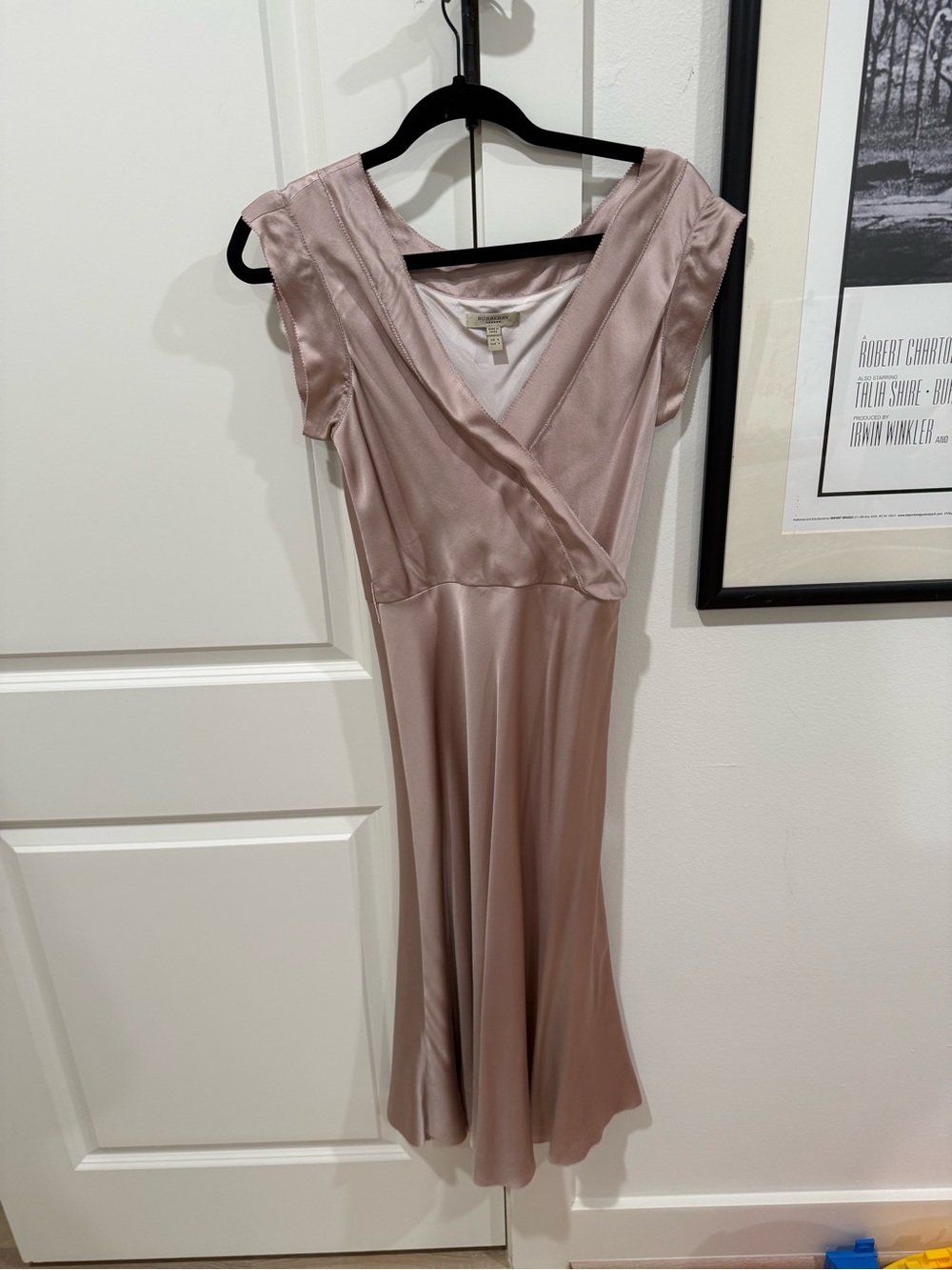 Burberry London Silk Dress in Dusty Rose